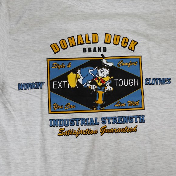 Vintage Donald Duck Shirt Mens Small USA Short Sleeve Tee Disney Deadstock New - Picture 2 of 8